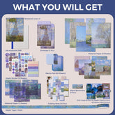 Scrapbooking Kit Oil Painting Series Morning Breeze 116 PCS - Funto